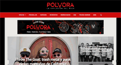 Desktop Screenshot of polvora.com.mx